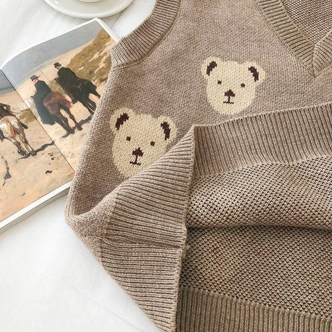 Bear Necessities Sweater Vest