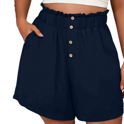 A-Line Casual Simple Basic Shorts