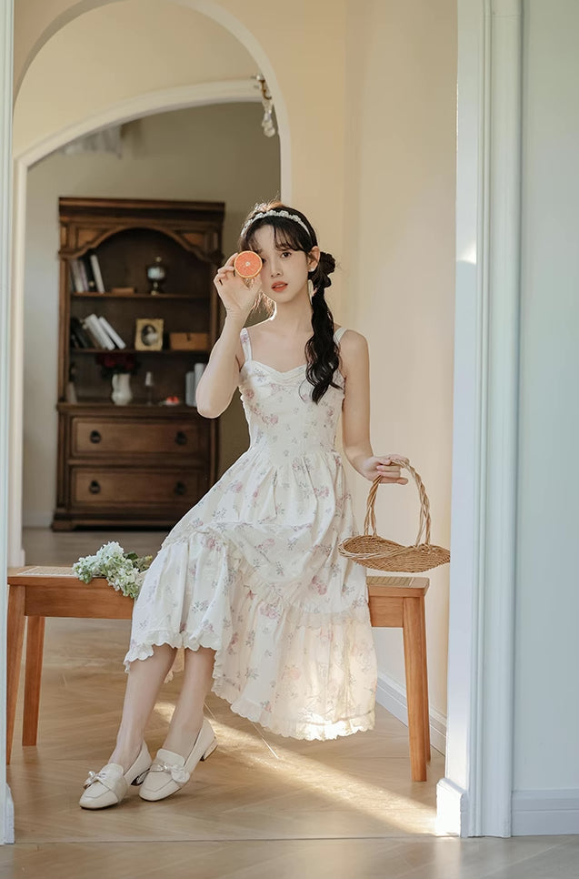 Sweet Rose Midi Dress