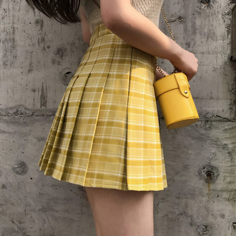 Tennisrock mit Zitruskaro