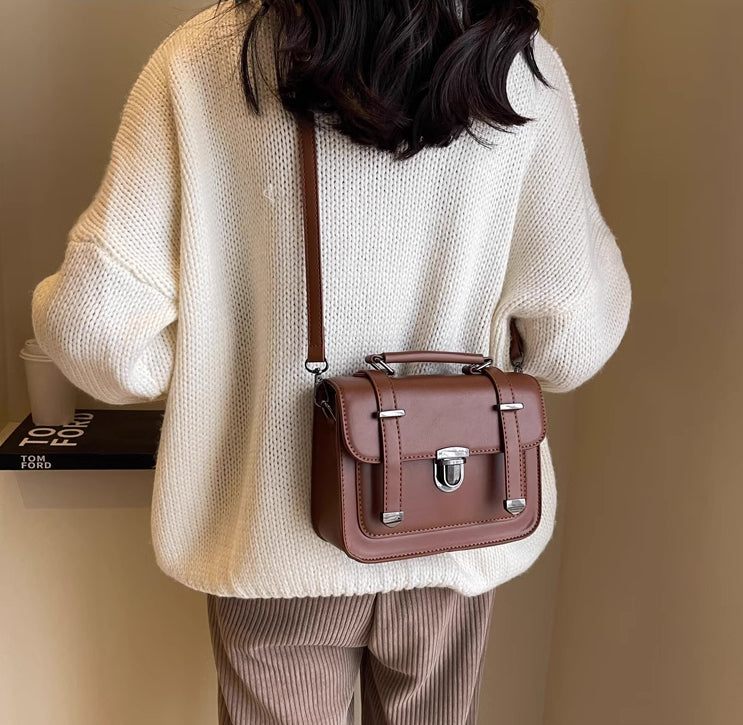Buckle Satchel Bag
