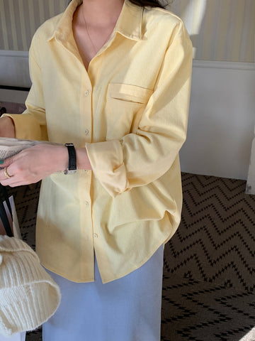 Corduroy Button Up Shirt