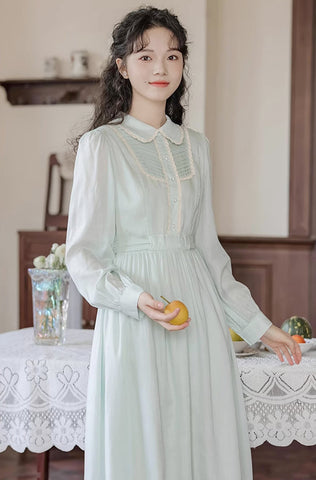 Sunday Tea – Langärmliges Midikleid