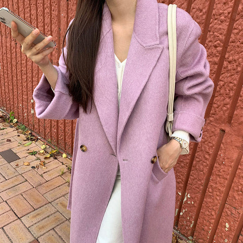 Cuffed Sleeve Coat