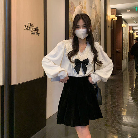 Ruffle Lace Sweater