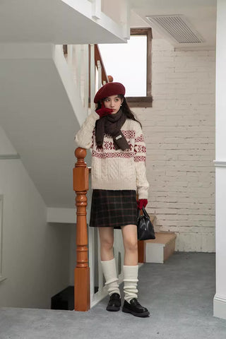 Reindeer Fair Isle Sweater