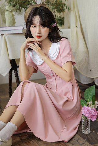 Three's A Charm Button Up Dress