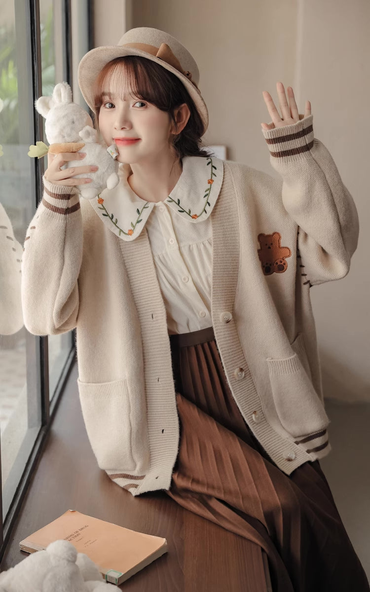 Bear Stitch Cardigan