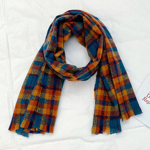 Fall Plaid Scarf