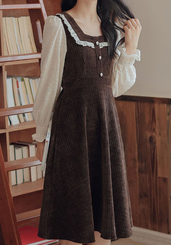 Square Neck Sweater Dress