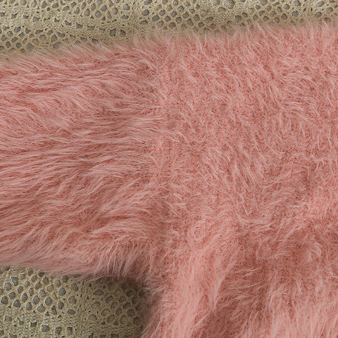 Fuzzy Cropped Sweater
