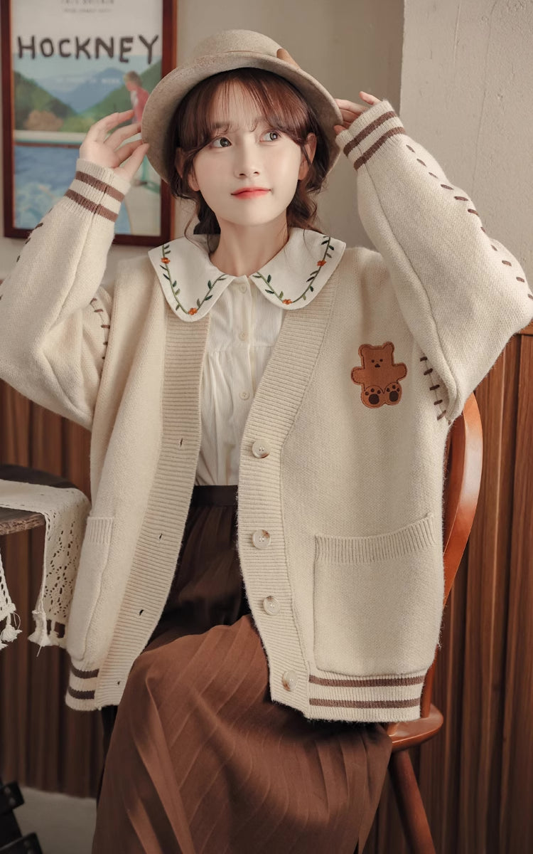 Bear Stitch Cardigan