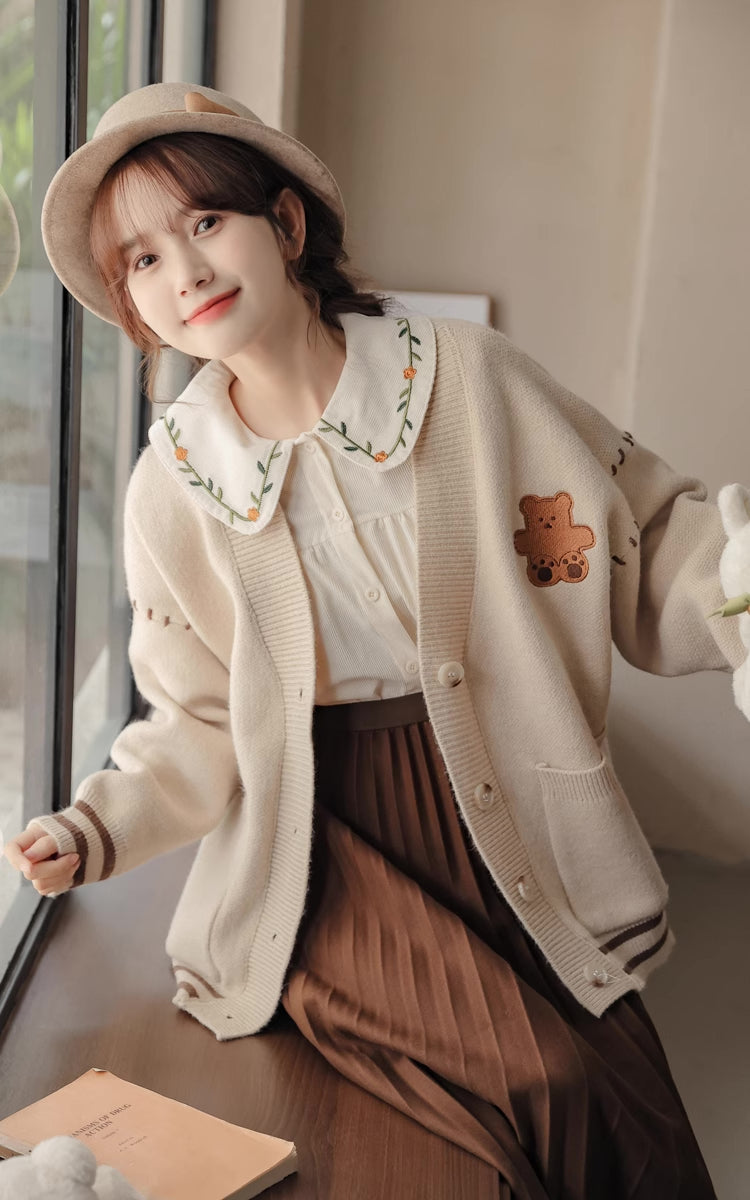 Bear Stitch Cardigan