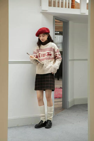Reindeer Fair Isle Sweater