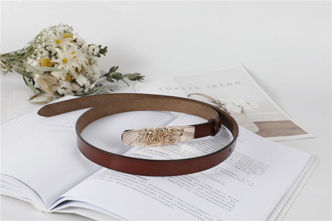 Rose Buckle Belt