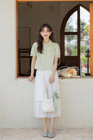 Zesty Puff Sleeve Blouse