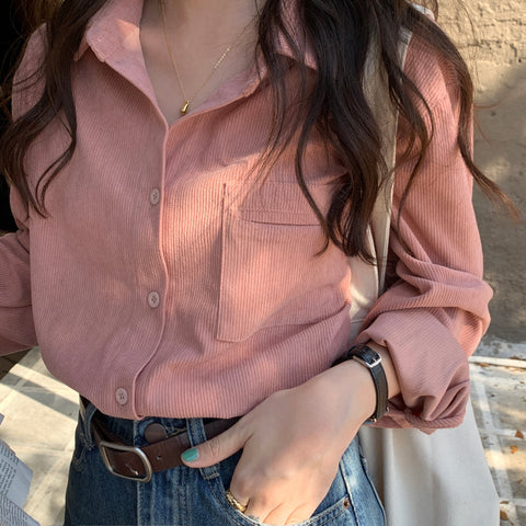 Corduroy Button Up Shirt
