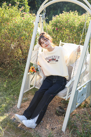 Provence Floral Sweatshirt