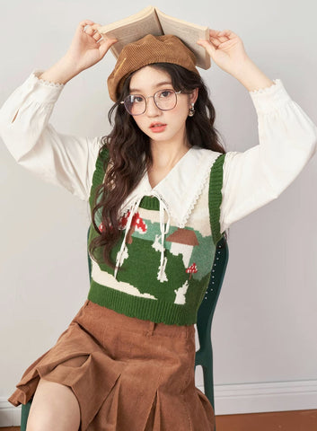 Mushroom Bunny Vest