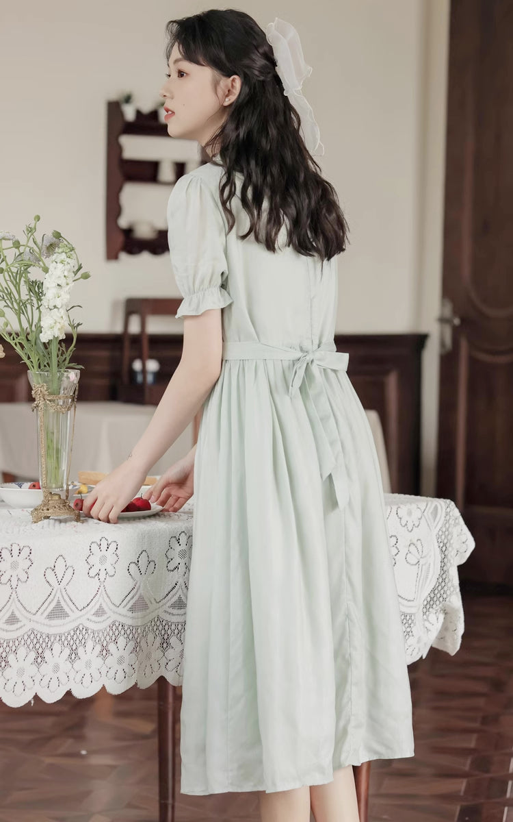 Vestido midi para el té del domingo