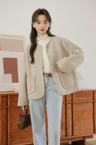 Boucle Knit Jacket