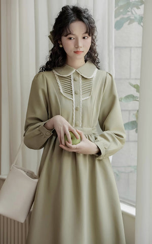 Sunday Tea – Langärmliges Midikleid