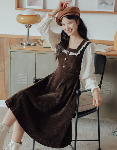 Square Neck Sweater Dress