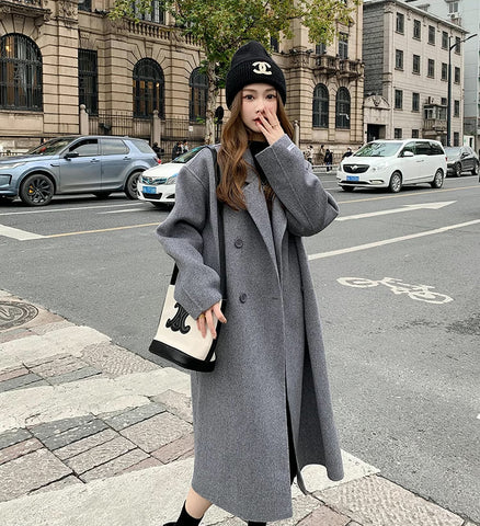 Basic Faux Wool Coat