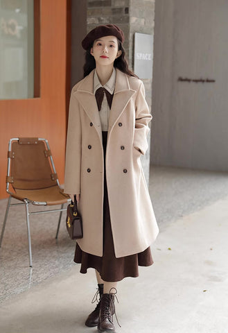 Hosenträgerrock / Bluse aus Cord-Wildleder