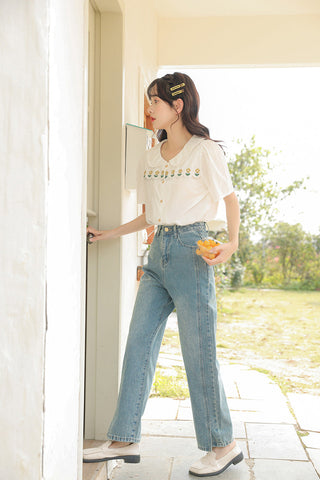 Daisy Chain Scalloped Blouse