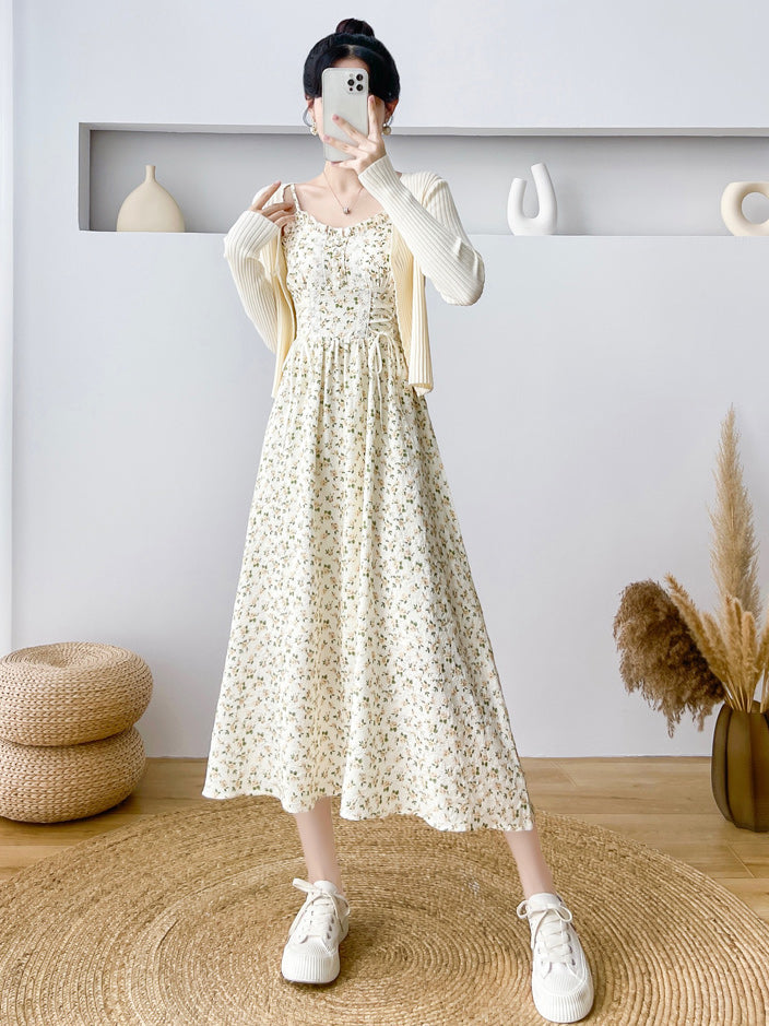 Vestido camisola con cordones Spring Rose