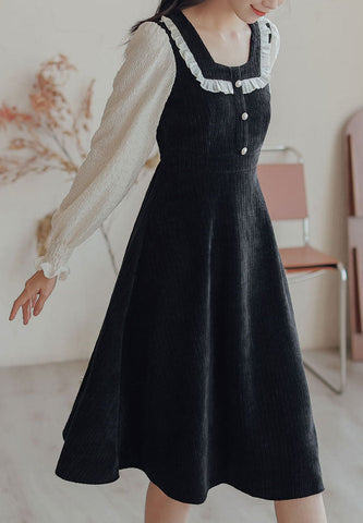 Square Neck Sweater Dress