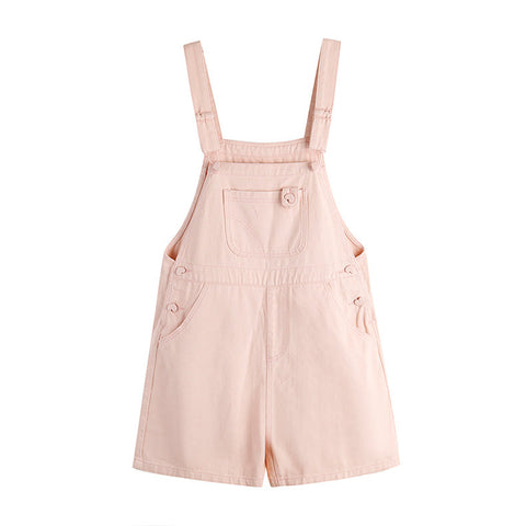 Kurzer Overall mit Herzmotiv