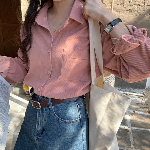 Corduroy Button Up Shirt
