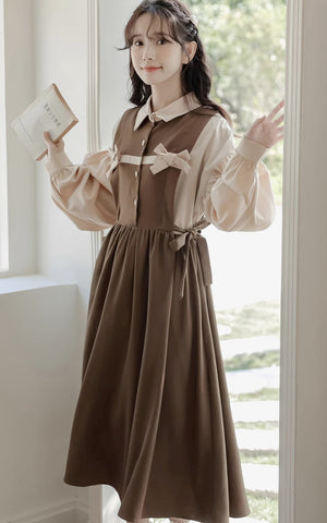 Vestido midi Cocoa Bows Twofer