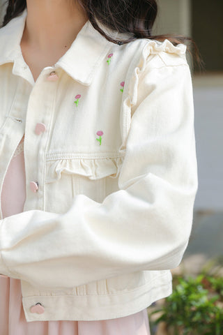 Budding Blossoms Cropped Jacket