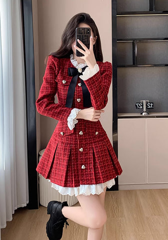 Ruby Love Tweed-Minikleid