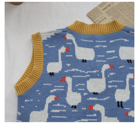 Duck Sweater Vest