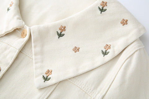 Little Daisy Embroidered Jacket