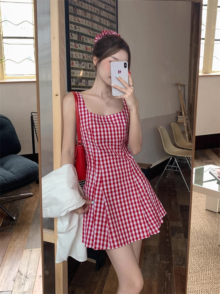 Candy Shop – Minikleid mit Vichy-Karomuster