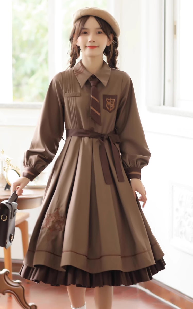 Conjunto de vestido y capa de Little Witch Academia