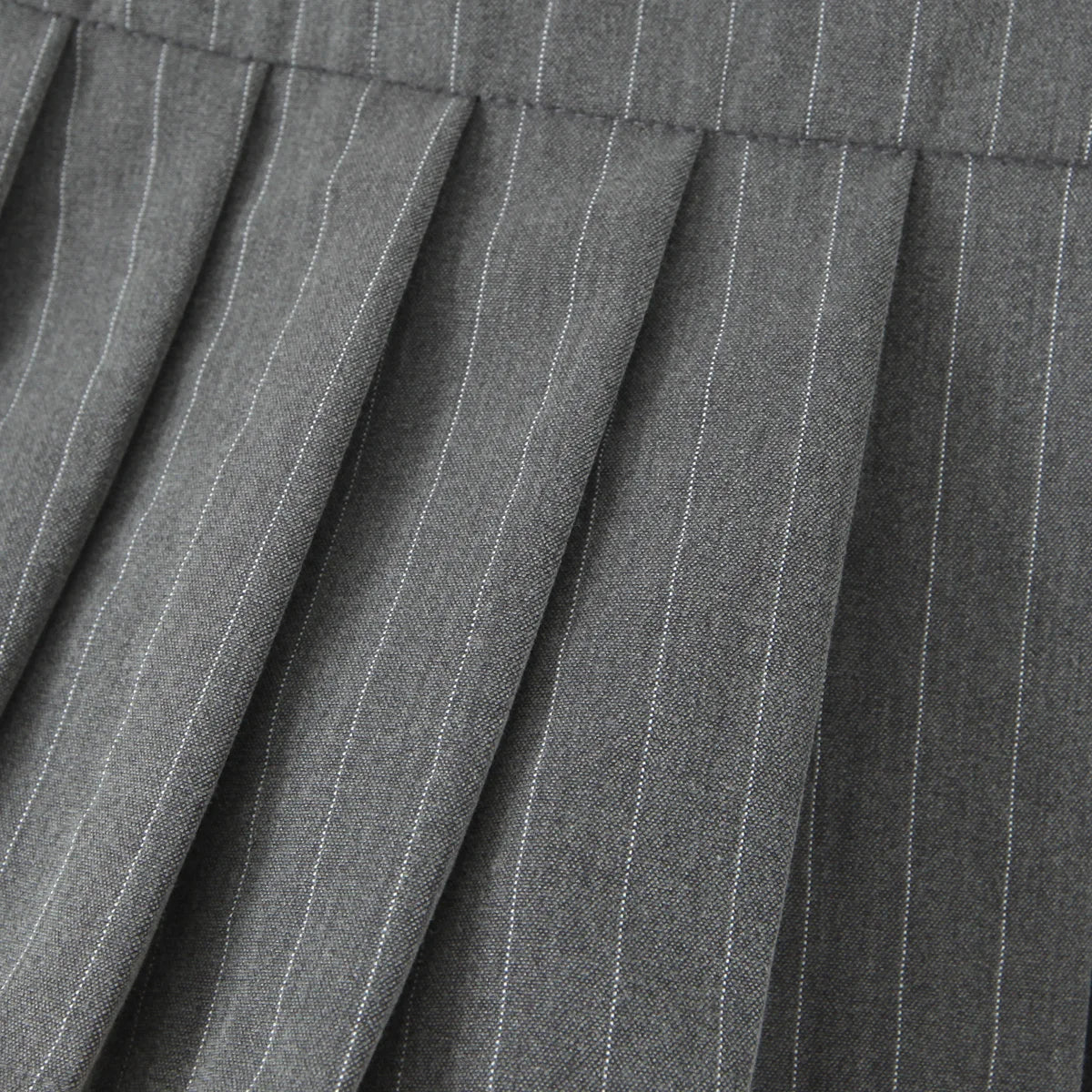Mini skirt y2k clothes kawaii korean striped skirts for grey mini skirts woman pleated micro skirts with buttons