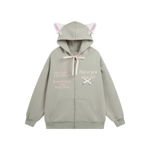 s Oversized Zip Up Hoodies Sweatshirts Y2K Clothes Cute Teen Girl Fall Casual Drawstring Jackets with Pockets