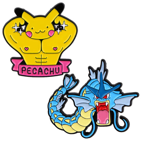 Muskelmonster Emaille Pin