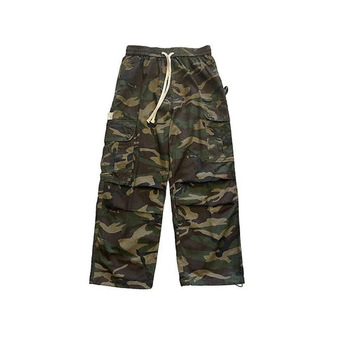 Y2K High Waist Camouflage Cargo Pants Bf Hip Hop Streetwear Loose Wide Leg Trousers Vintage Casual Jogging Pants