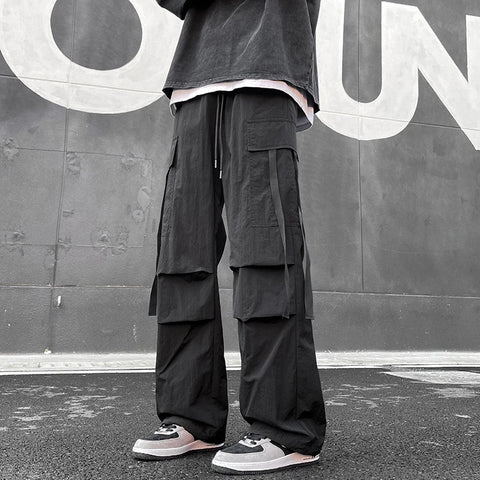Black Pants Streetwear Harem Pant Vintage Y2k Hip Hop Wide Leg Joggers Baggy Sweatpants Pants Big Size 5XL