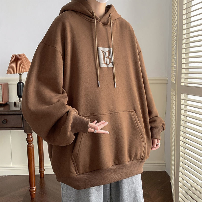 Streetwear Y2K Hoodies Letter Printed Oversized Casual Hooded Sweatshirts Winter Unisex Pullovers