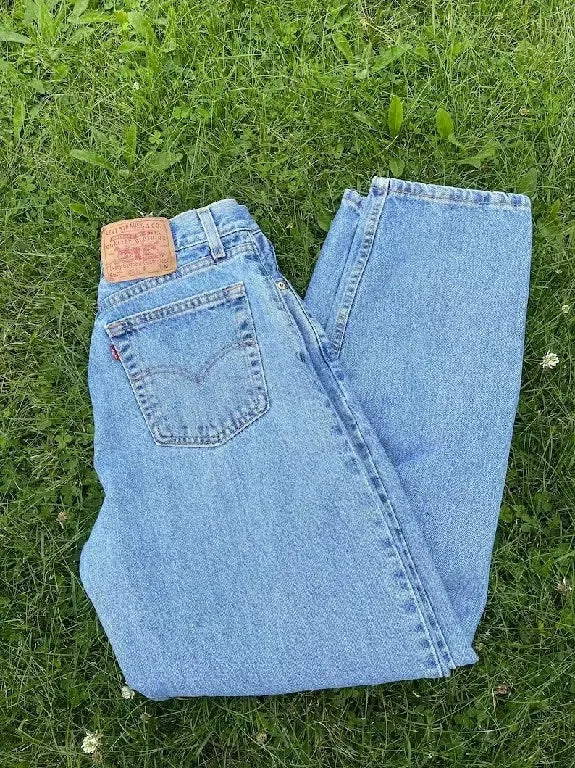 American Jeans Y2K Pants WoGothic Hip Hop Pocket Sequins Rhinestone Retro Blue Jeans Slim High Waist Trousers