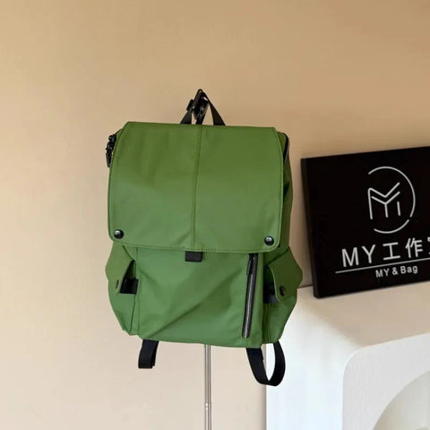 Korean Y2k Aesthetic Simple Backpack Casual All Match Schoolbags Vintage Preppy Trendy Chic Backpacks for Students