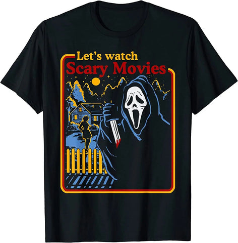 Let's Watch Scary Horror Movies T-Shirt